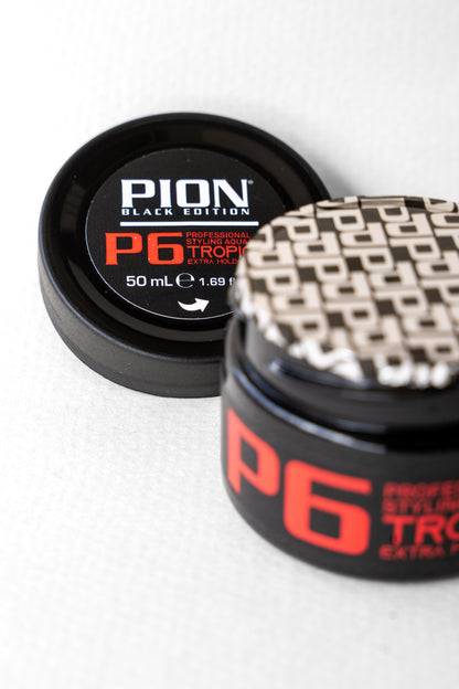 PION P6 Aqua Wax Tropical 50ml – Cera Brillo fijación Extra Fuerte