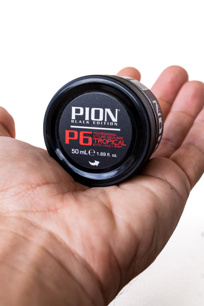 PION P6 Aqua Wax Tropical 50ml – Cera Brillo fijación Extra Fuerte