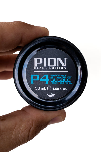 PION P4 Aqua Wax Bubble 50ml – Cera Brillo fijación media
